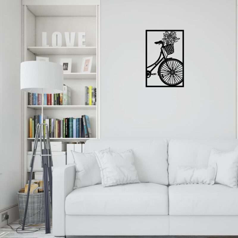 bicycle wooden wall art