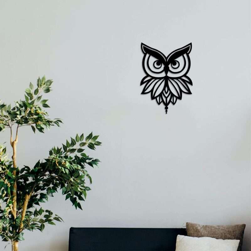 owl wooden wall decor